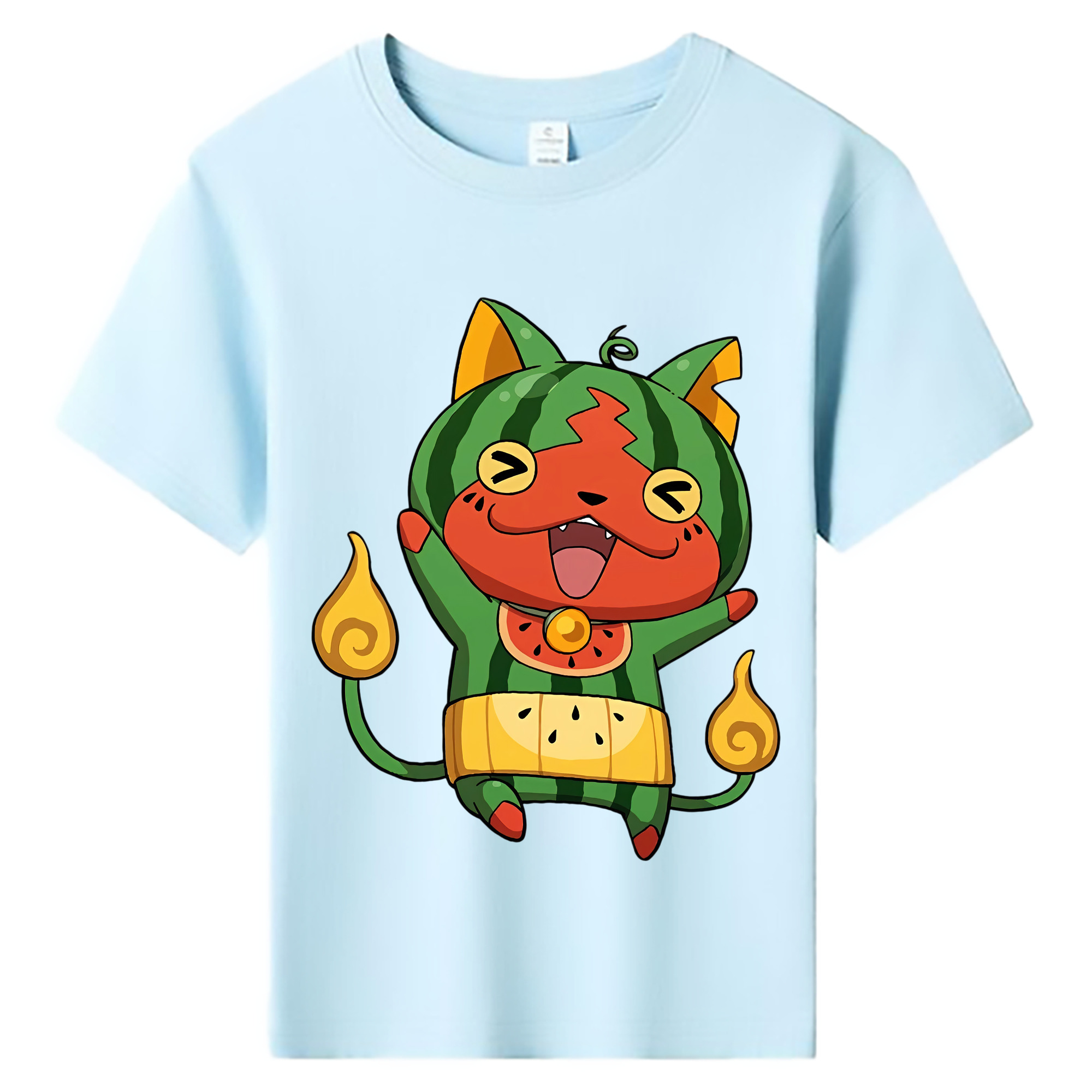（画像用） 妖怪ウォッチ Yo-kai Watch 綿100％キッズTシャツ（フロントプリント）